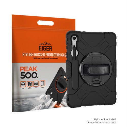 Eiger Peak 500m Case for Samsung Galaxy Tab S10 Lite/ S10 FE/ S9 FE/ S9 in Black
