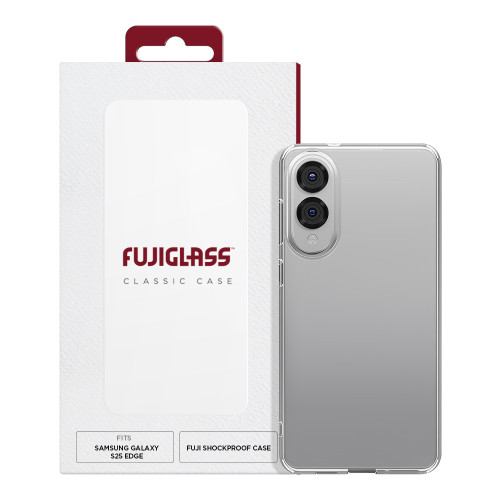 Fujiglass Classic Case for Samsung S25 Edge in Clear