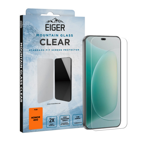 Eiger Mountain Glass CLEAR Screen Protector for Honor 400