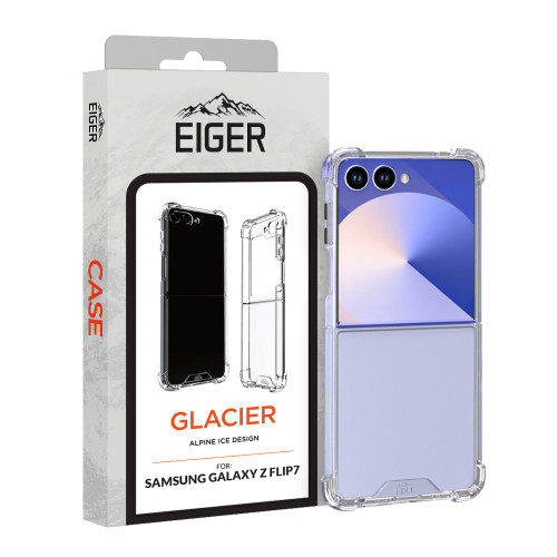 Eiger FLIP Glacier Case for Samsung Z Flip7 in Clear