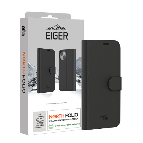 Eiger North Folio Case for Google Pixel 10 / 10 Pro in Black
