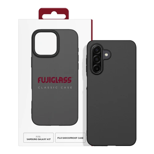 Fujiglass Classic Case for Samsung Galaxy A17 in Black