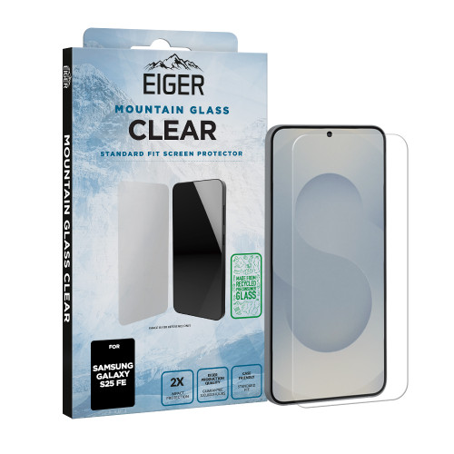 Eiger Mountain Glass CLEAR Screen Protector GRS for Samsung Galaxy S25 FE