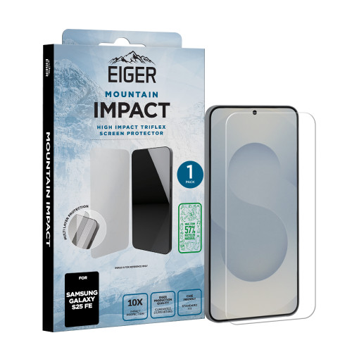Eiger Mountain IMPACT Screen Protector GRS 1 Pack for Samsung Galaxy S25 FE