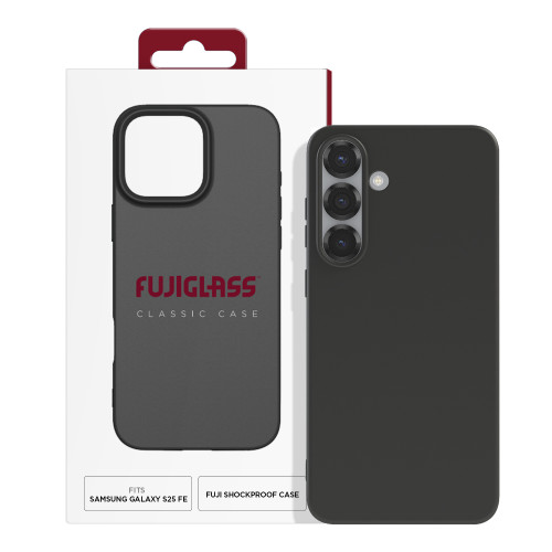 Fujiglass Classic Case for Samsung Galaxy S25 FE in Black