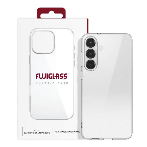Fujiglass Classic Case for Samsung Galaxy S25 FE in Clear