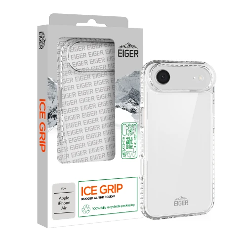 Eiger Ice Grip Case GRS for Apple iPhone Air in Clear