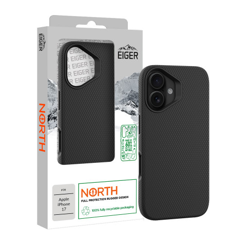 Eiger North Case GRS for Apple iPhone 17 in Black