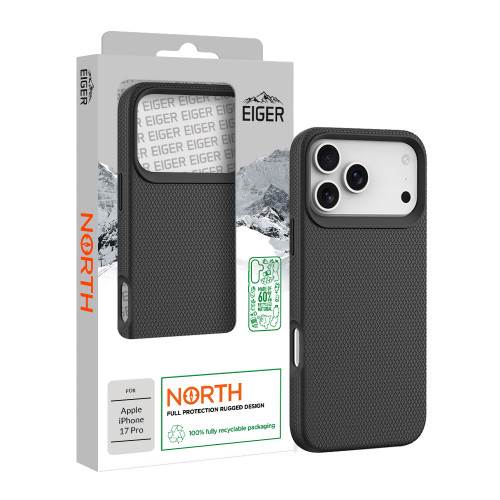 Eiger North Case GRS for Apple iPhone 17 Pro in Black