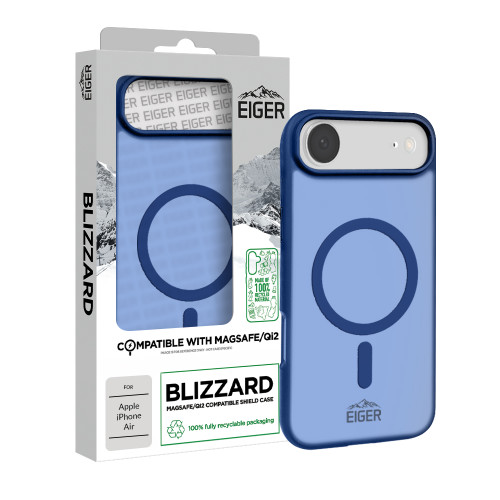 Eiger Blizzard Magsafe Case GRS for Apple iPhone Air in Navy