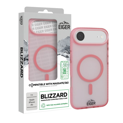 Eiger Blizzard Magsafe Case GRS for Apple iPhone Air in Pink