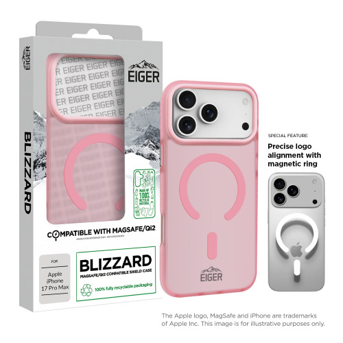 F00460117_@-1.jpg Eiger Blizzard Magsafe Case GRS for Apple iPhone 17 Pro Max in Pink