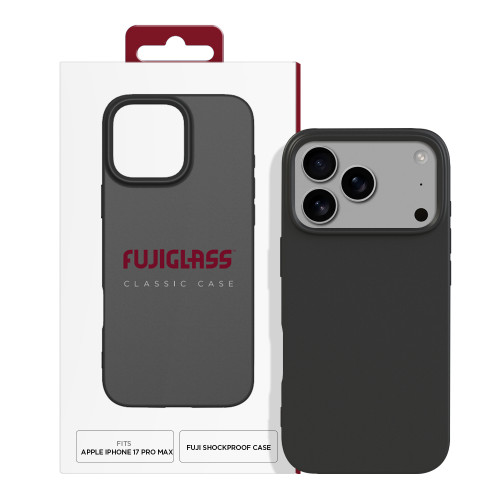 Fujiglass Classic Case for Apple iPhone 17 Pro Max in Black