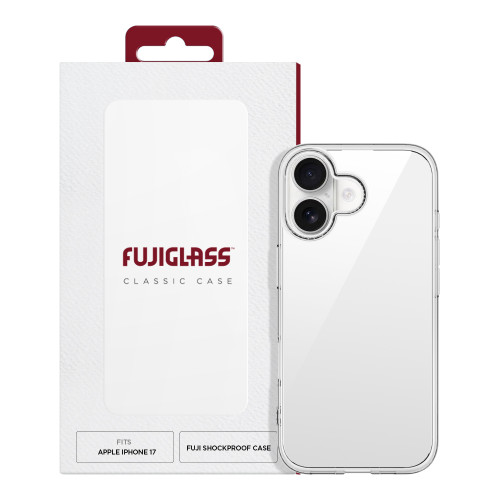 Fujiglass Classic Case for Apple iPhone 17 in Clear