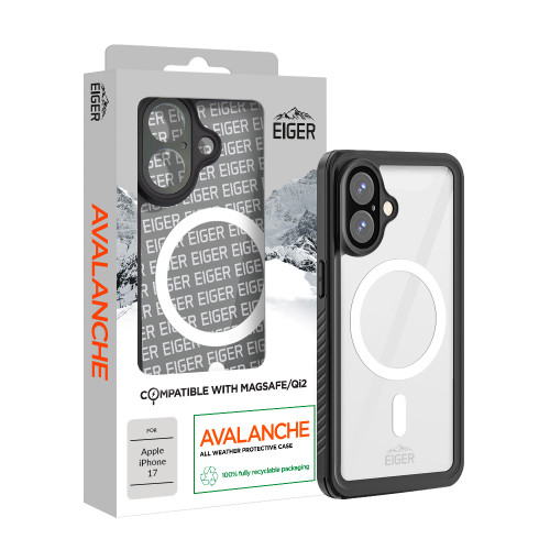 Eiger Avalanche Magsafe Case for Apple iPhone 17 in Black