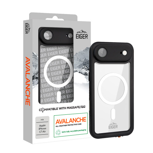 Eiger Avalanche Magsafe Case for Apple iPhone Air in Black