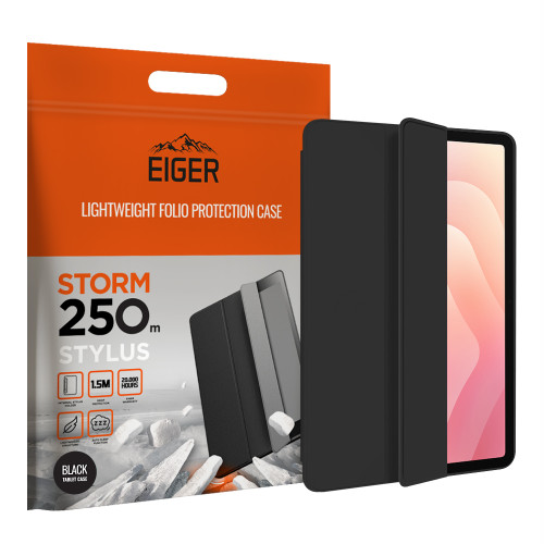 Eiger Storm 250m Stylus Case for Samsung Galaxy Tab S11 in Black