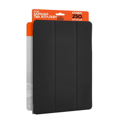 Eiger Storm 250m Stylus Case for Samsung Galaxy Tab A11+/ A9+ 11 in Black in Retail Sleeve