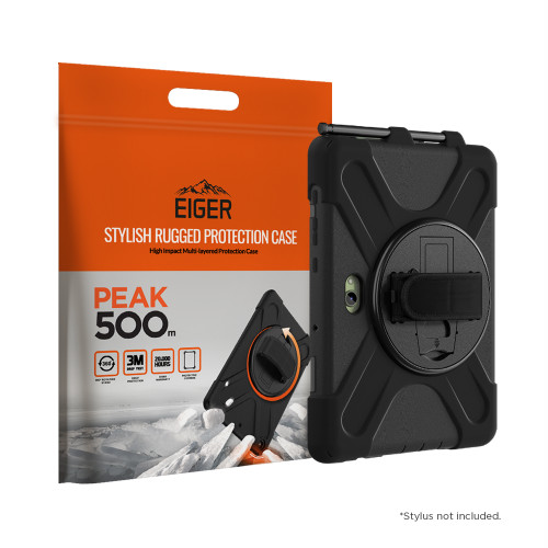 Eiger Peak 500m Case for Samsung Tab Active Pro 10.1 / Active5 Pro / Active4 Pro Black  Actions