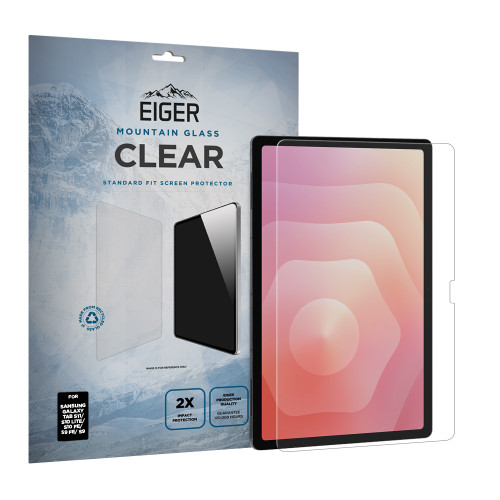 Eiger Mountain Glass CLEAR Tablet Screen Protector GRS for Samsung Galaxy Tab S11/ S10 Lite/ S10 FE/ S9 FE/ S9