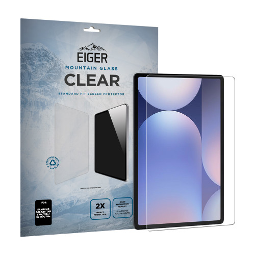 Eiger Mountain Glass CLEAR Tablet Screen Protector GRS for Samsung Galaxy Tab S10+/ S9+/ S9 FE+/ S8+