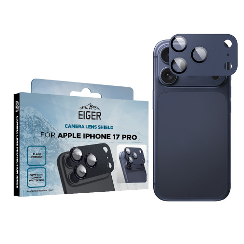 Eiger Mountain Glass LENS SHIELD for Apple iPhone 17 Pro in Deep Blue