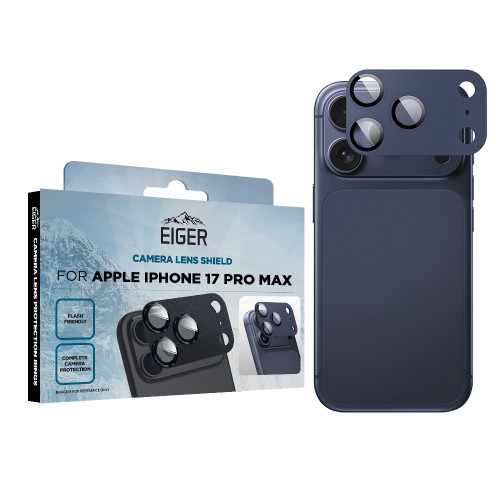 Eiger Mountain Glass LENS SHIELD for Apple iPhone 17 Pro Max in Deep Blue