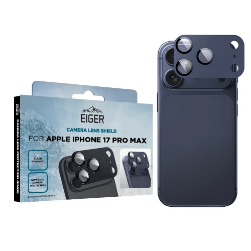 Eiger Mountain Glass LENS SHIELD for Apple iPhone 17 Pro Max in Deep Blue