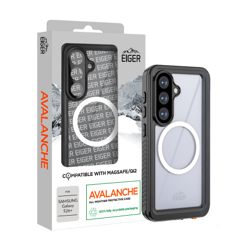 Eiger Avalanche Magsafe Case for Samsung Galaxy S26+ in Black