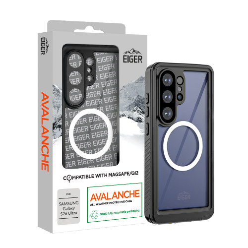 Eiger Avalanche Magsafe Case for Samsung Galaxy S26 Ultra in Black