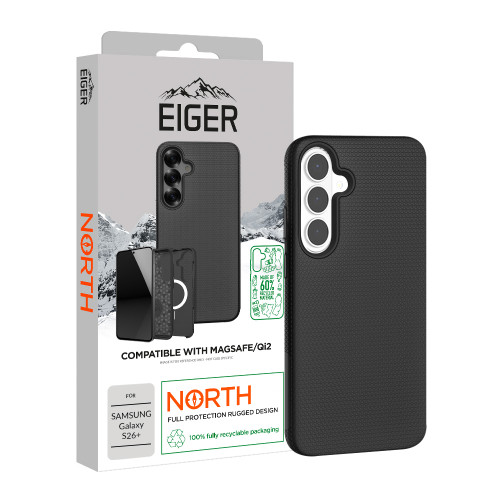 Eiger North Magsafe Case GRS for Samsung Galaxy S26+ in Black