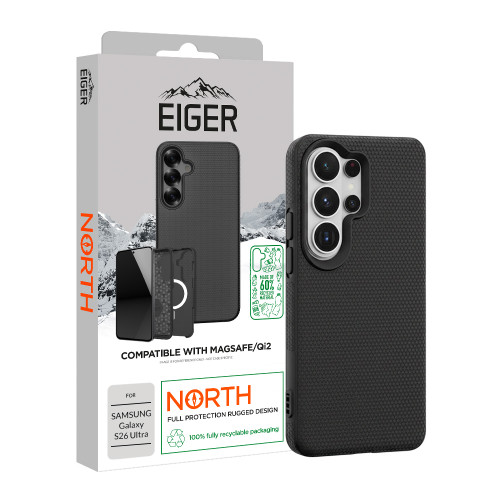 Eiger North Magsafe Case GRS for Samsung Galaxy S26 Ultra in Black