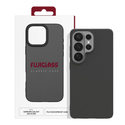 Fujiglass Classic Case for Samsung Galaxy S26 Ultra in Black