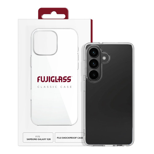 Fujiglass Classic Case for Samsung Galaxy S26 in Clear