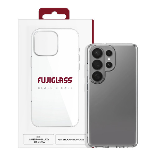 Fujiglass Classic Case for Samsung Galaxy S26 Ultra in Clear
