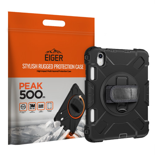 Eiger Peak 500m for Apple iPad Mini 7/ Mini 6 in Black
