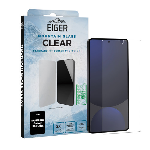 Eiger Mountain Glass CLEAR Screen Protector GRS for Samsung Galaxy S26 Ultra