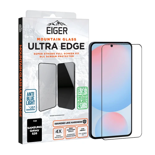 Eiger Mountain Glass Ultra EDGE Screen Protector GRS for Samsung Galaxy S26