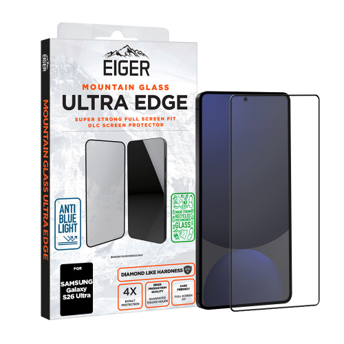 Eiger Mountain Glass Ultra EDGE Screen Protector GRS for Samsung Galaxy S26 Ultra