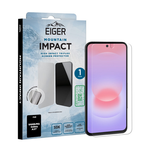 Eiger Mountain IMPACT Screen Protector GRS 1 Pack for Samsung Galaxy A27