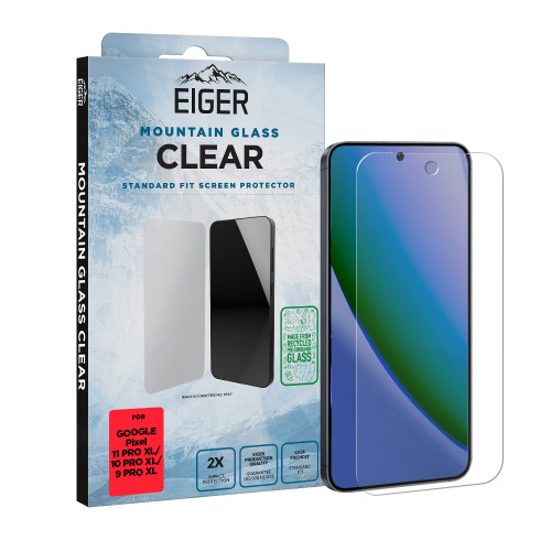 Eiger Mountain Glass CLEAR GRS for Google Pixel 11 Pro XL/ 10 Pro XL/ 9 Pro XL