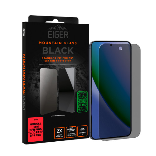Eiger Mountain in Black Privacy GRS for Google Pixel 11/ 11 Pro/ 10/ 10 Pro/ 9/ 9 Pro