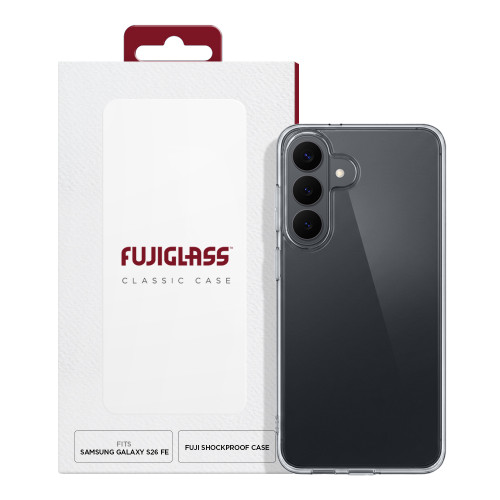 Fujiglass Classic Case for Samsung Galaxy S26 FE in Clear