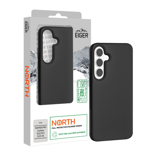 Eiger North Case GRS for Samsung Galaxy S26 FE/ S25 FE in Black