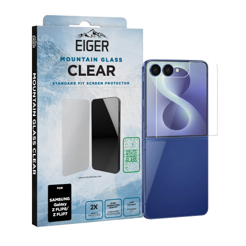 Eiger Mountain Glass CLEAR GRS for Samsung Galaxy Z Flip8/ Z Flip7