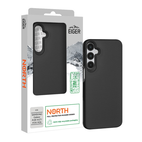 Eiger North Case GRS for Samsung Galaxy A18/ A17/ A16/ A26 in Black
