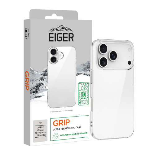 Eiger Grip Case GRS for Apple iPhone 18 Pro Max/ 17 Pro Max in Clear