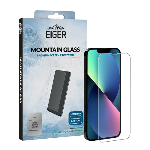 Eiger Mountain Glass Screen Protector 2.5D for Apple iPhone 13 Mini