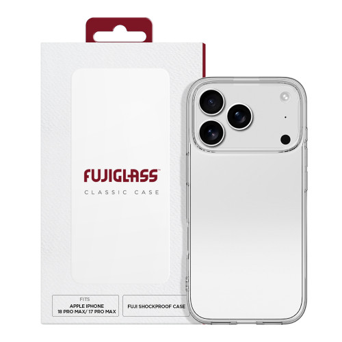 Fujiglass Classic Case for Apple iPhone 18 Pro Max/ 17 Pro Max in Clear