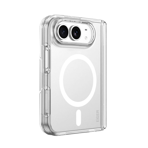 Eiger Glacier MAX Magsafe Case GRS for Apple iPhone Duo in Clear
